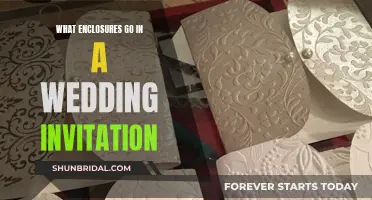 Wedding Invitation Essentials: Enclosure Etiquette