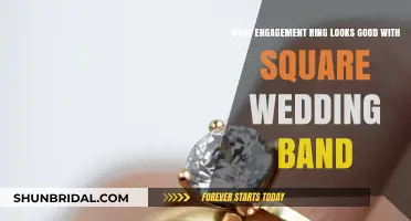 Square Wedding Bands: Perfect Engagement Ring Partners