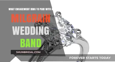 Milgrain Wedding Bands: Perfect Engagement Ring Pairings