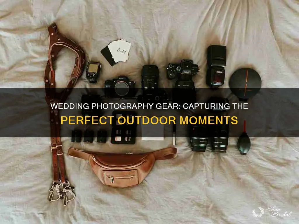 what equimpment should I use to shoot an outside wedding