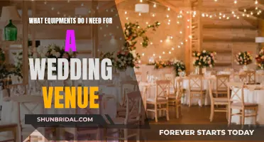 Essential Wedding Venue Equipment: What You Need