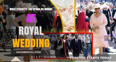 Oprah's Royal Wedding Etiquette Blunder: What Went Wrong?