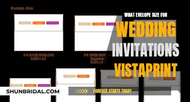 Wedding Invitation Envelopes: Vistaprint Size Guide and Tips