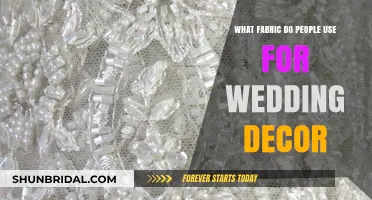 Elegant Wedding Decor: Choosing the Perfect Fabric for Your Special Day