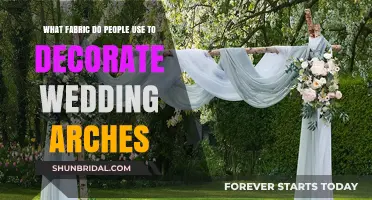 Elegant Wedding Arch Fabrics: Top Choices for Stunning Decorations