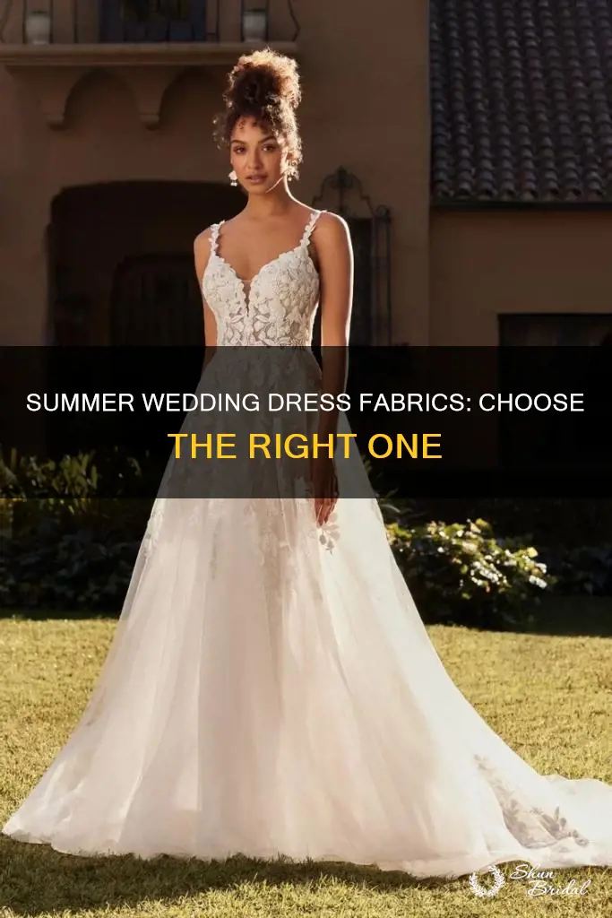 what fabric for summer wedding dress