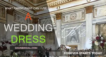 Choosing the Right Fabric Paint for Your Wedding Dress