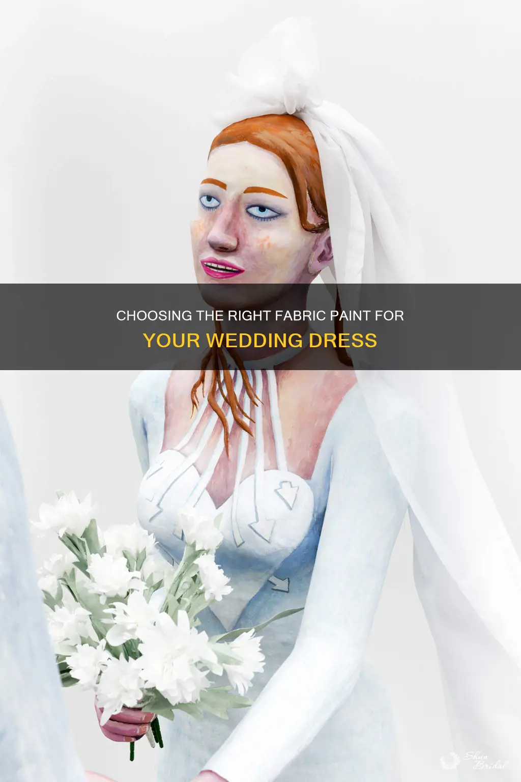 what fabric paint can I use on a wedding dress