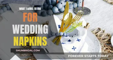 Fabric Guide for Wedding Napkins