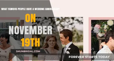 November 19th Wedding Anniversaries: Celebrating Love with Famous Couples