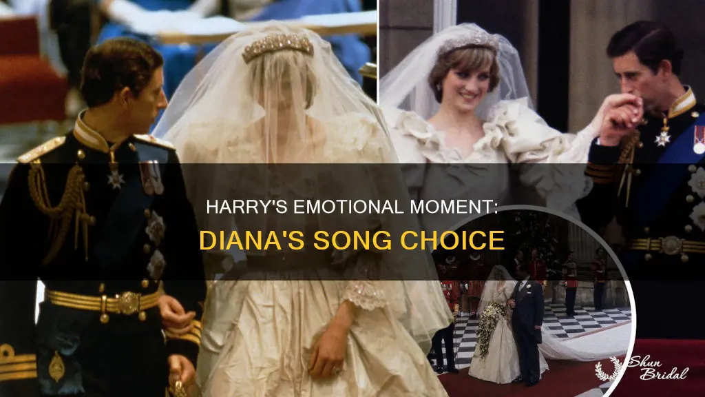 what favorie zdiana song made harry cry at the wedding