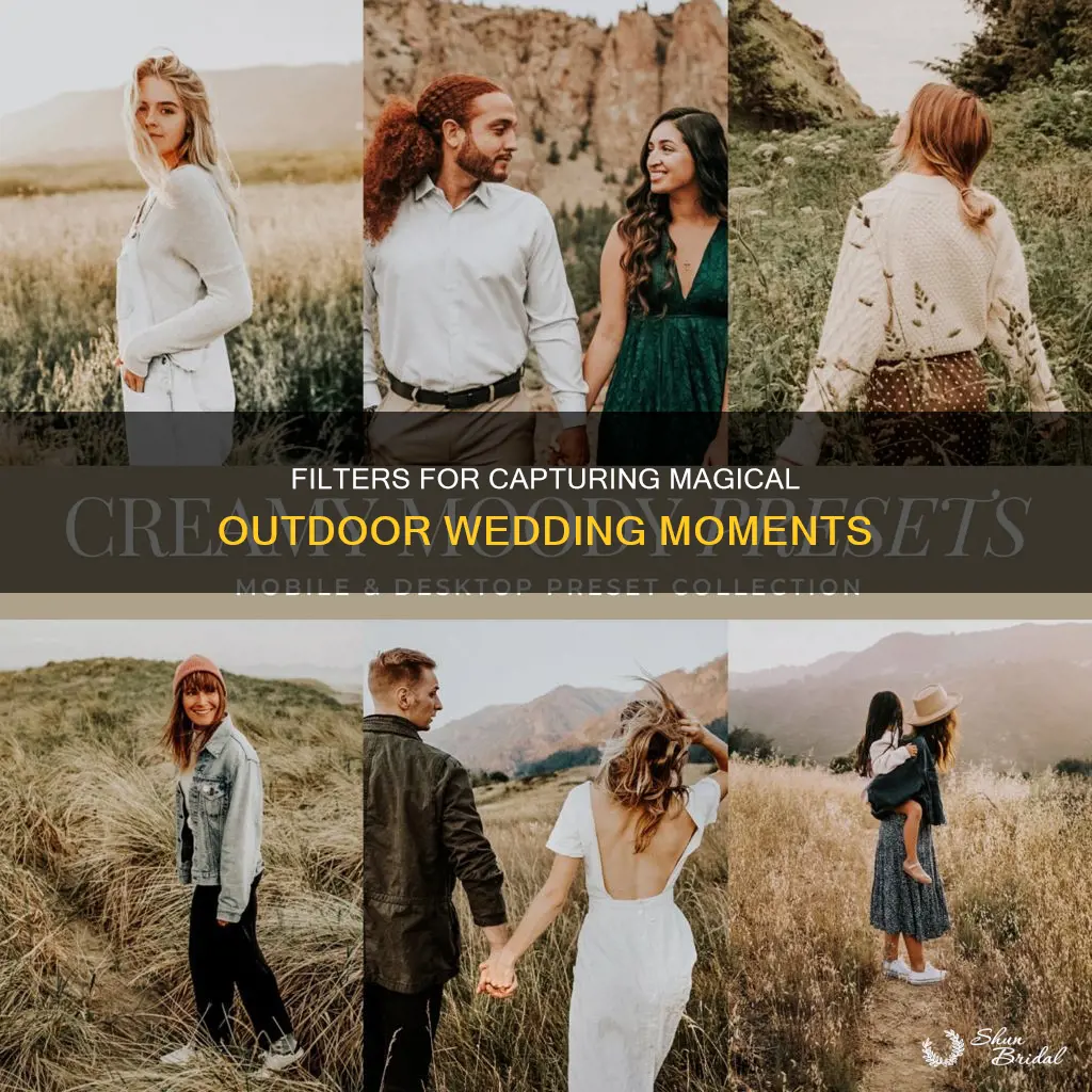 what filters to use for outdoor wedding photography