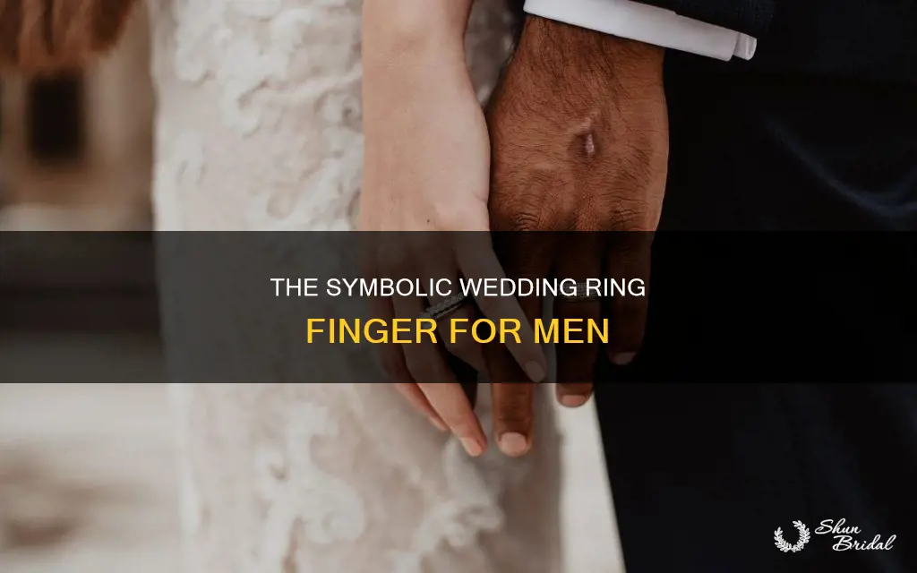 what finger does a wedding ring go on a man