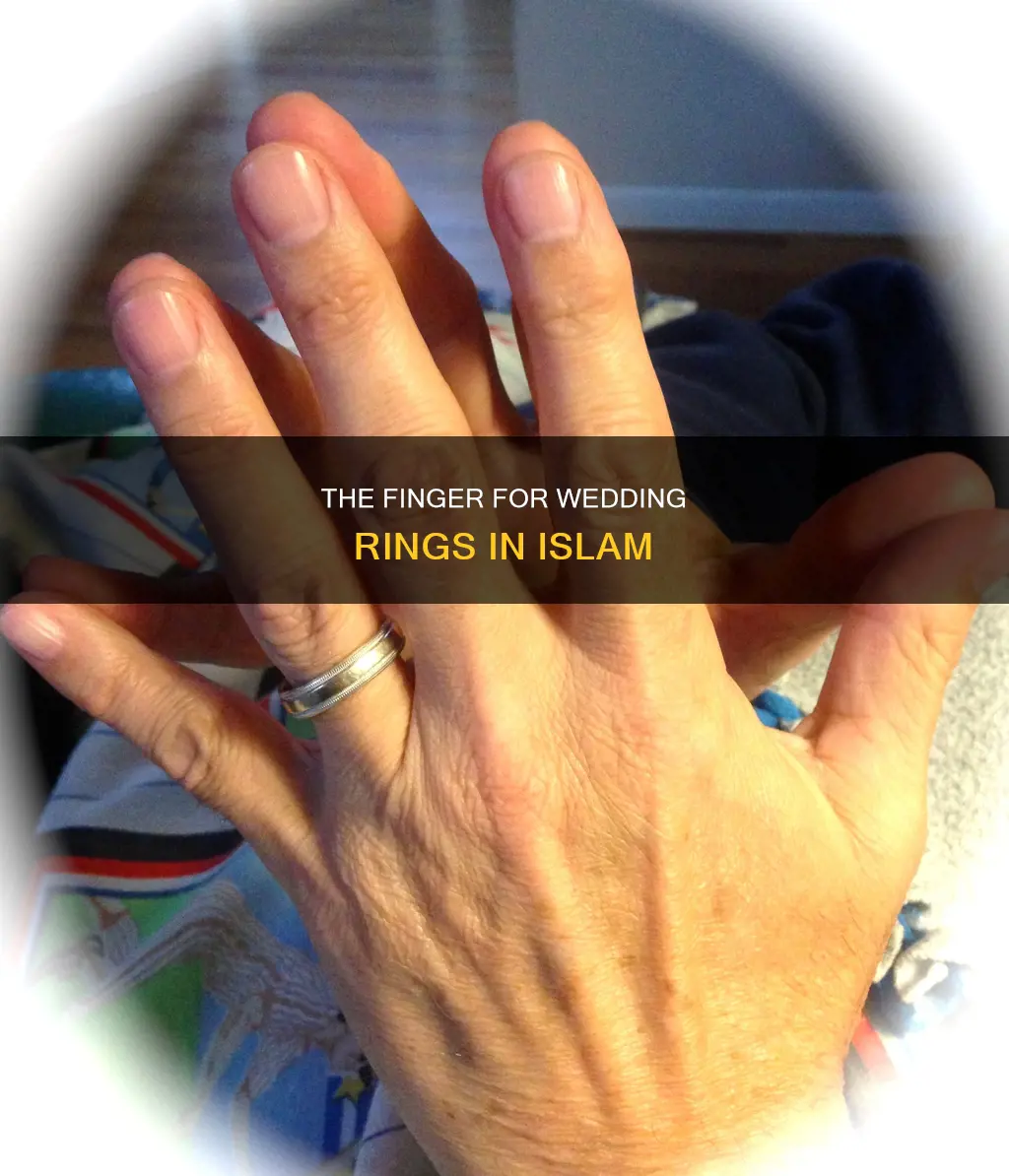 what finger does the wedding ring go on in islam