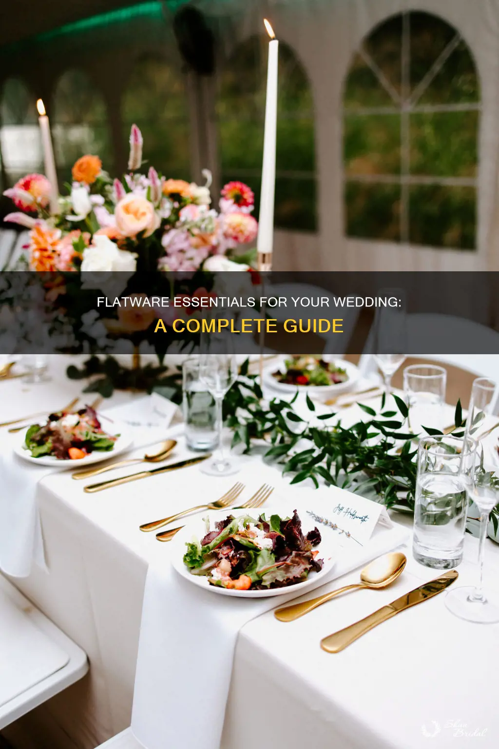 what flatware do you need for a wedding