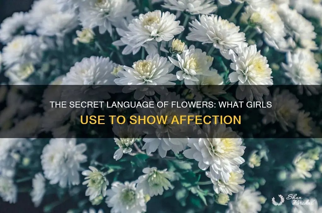 what flower do girls use when they like a guy