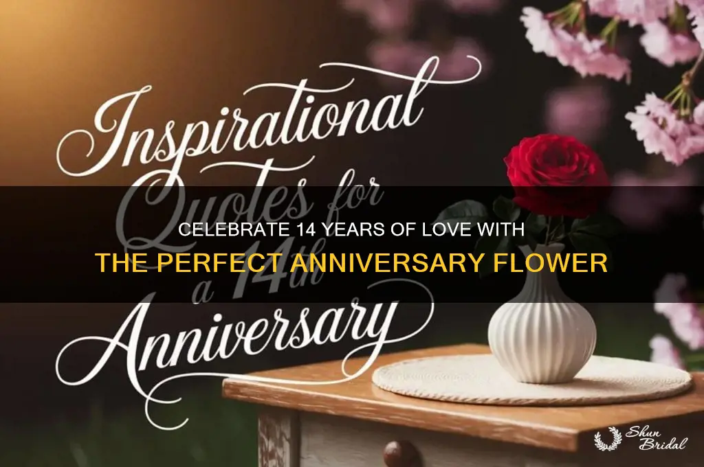 what flower for 14th wedding anniversary
