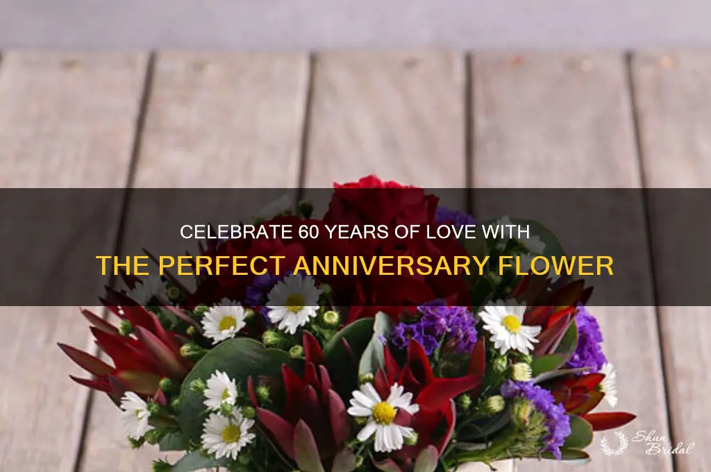 what flower for 60th wedding anniversary