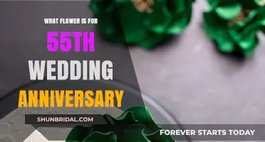 Celebrate 55 Years of Love with the Emerald Green Flower