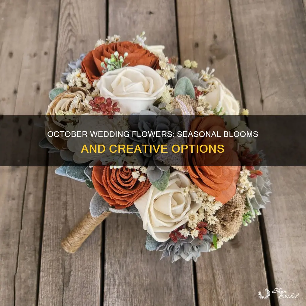 what flowers are available in October for wedding