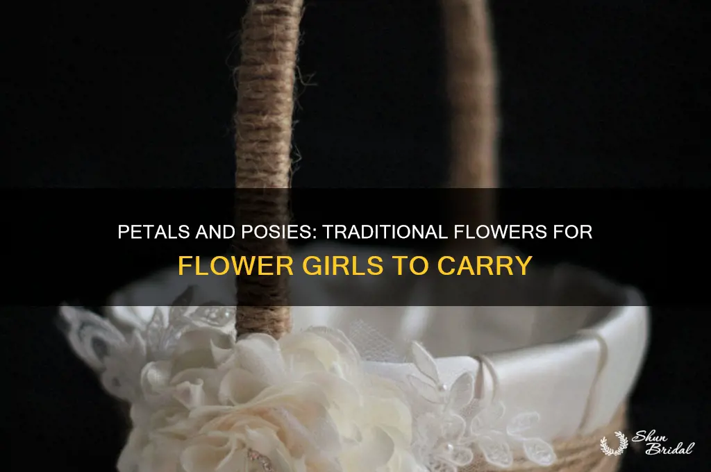 what flowers do flower girls use