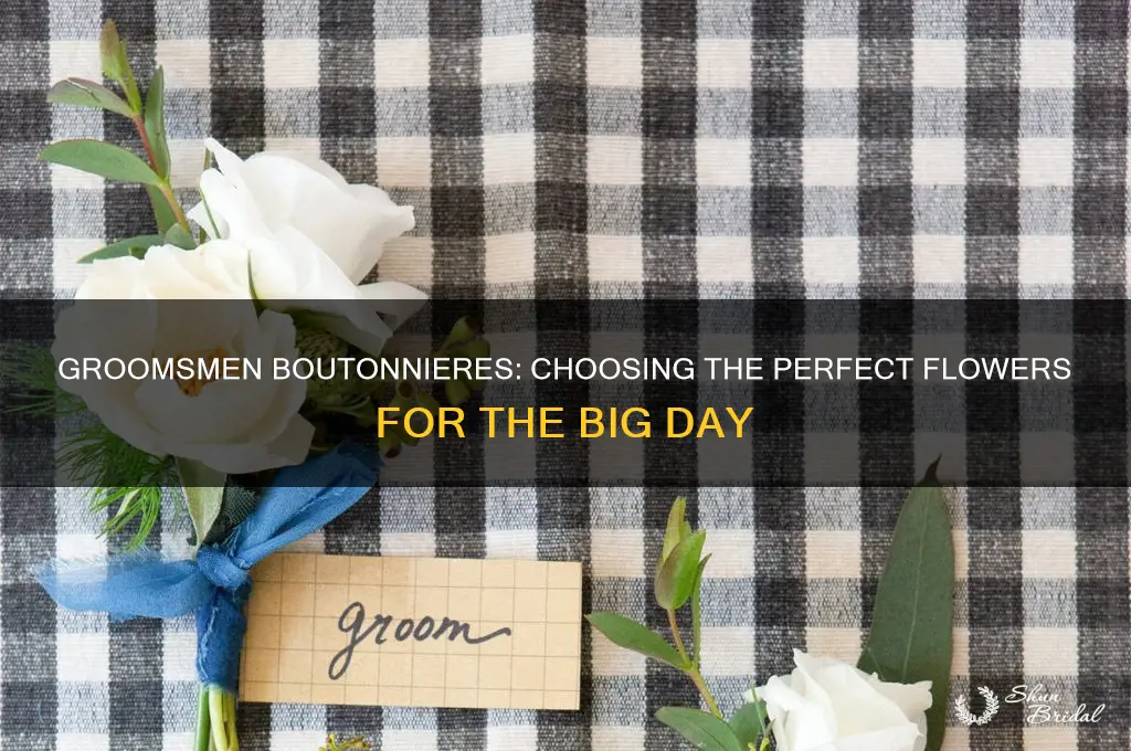 what flowers do groomsmen wear