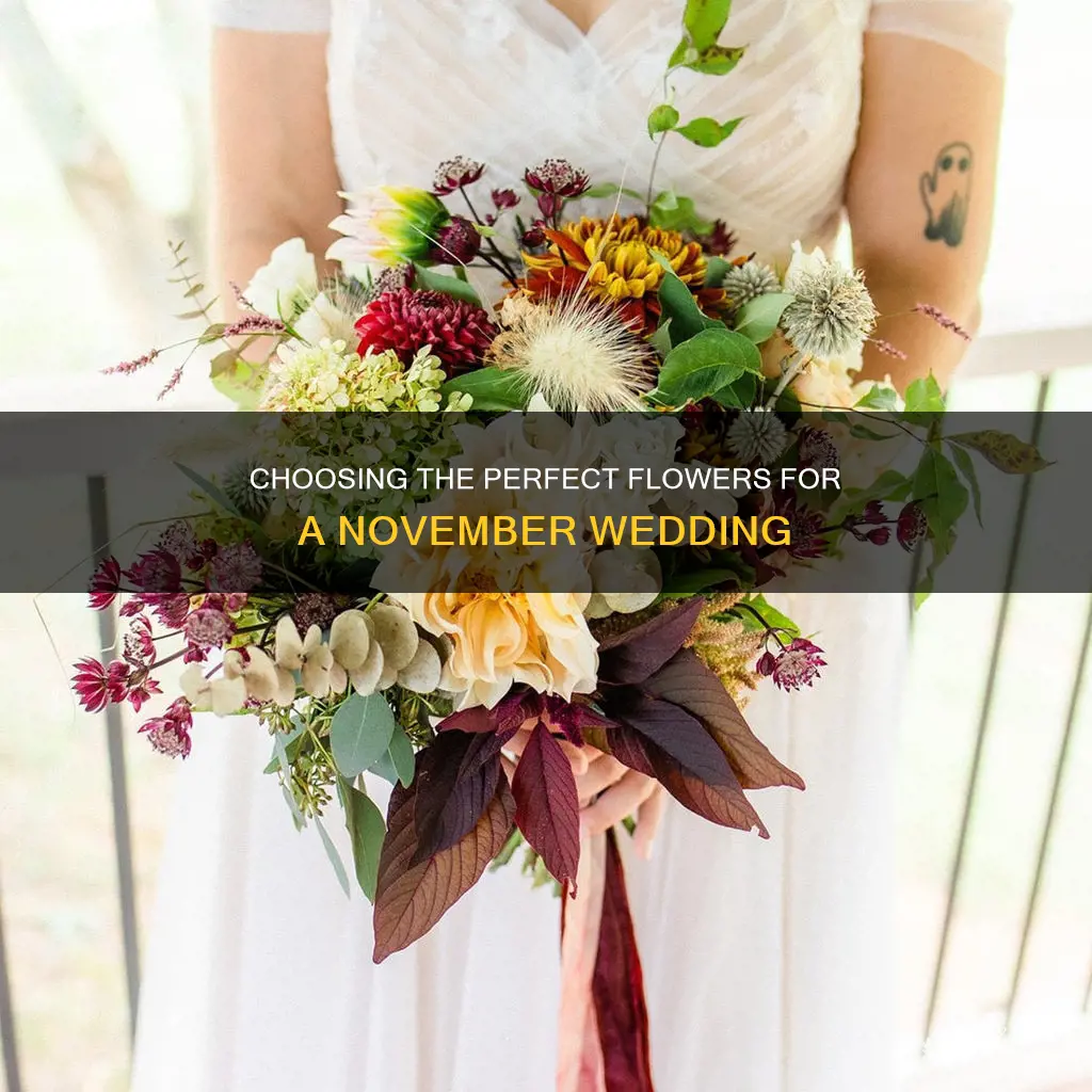 what flowers do you need for wedding in november