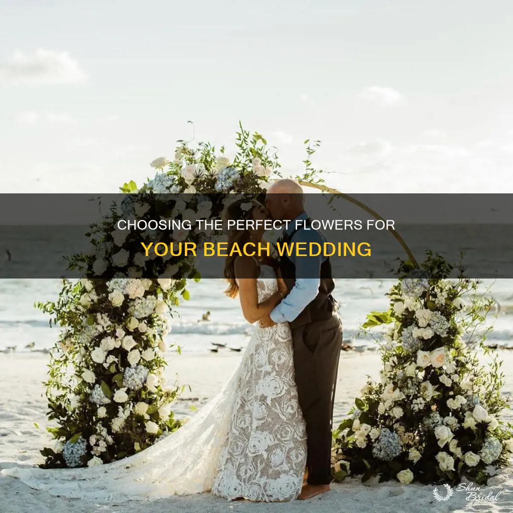 what flowers do you use for a beach wedding