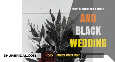 Black and Silver Wedding: Best Floral Options