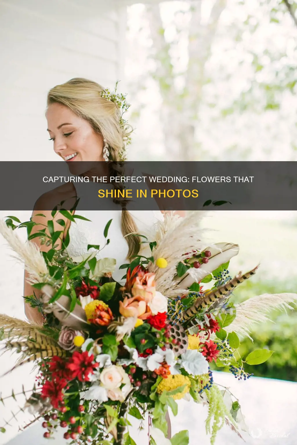 what flowers photograph well wedding