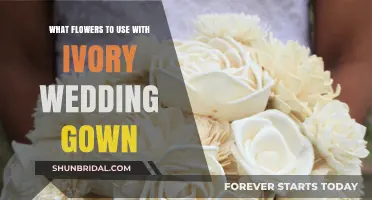 Ivory Wedding Gown: Best Floral Accents for Your Dress