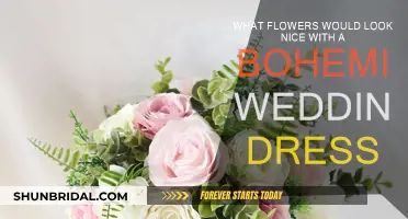 Bohemian Wedding Bliss: Floral Companions for Your Dress