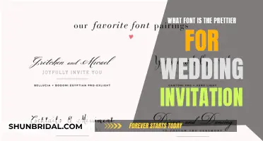 Choosing the Perfect Font for Your Wedding Invitation