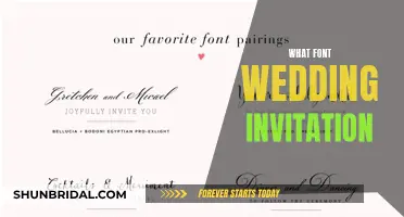 Choosing the Perfect Font for Your Wedding Invitation