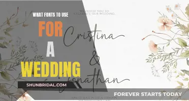 Fonts for Your Big Day: Choosing the Right Typeface