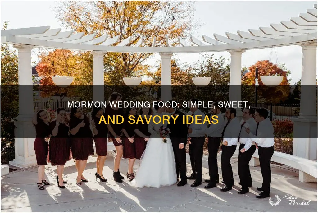 what food for a mormon wedding reception