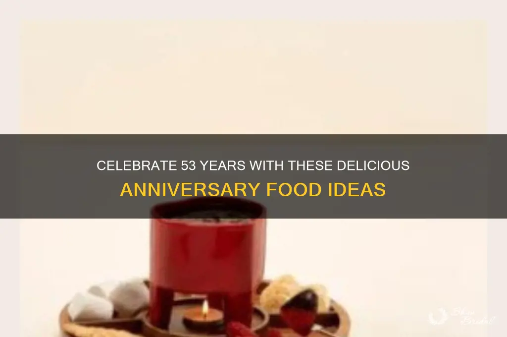 what foods are good for a 53rd wedding anniversary