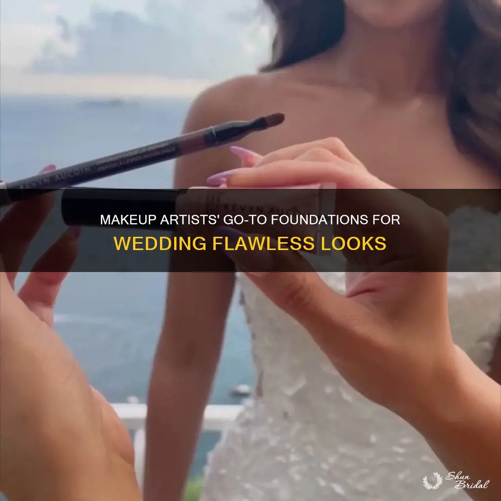 what foundation do makeup artists use for weddings