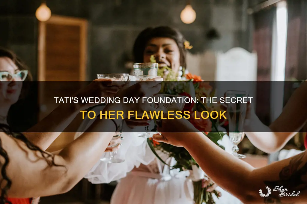 what foundation does tati use on her wedding day