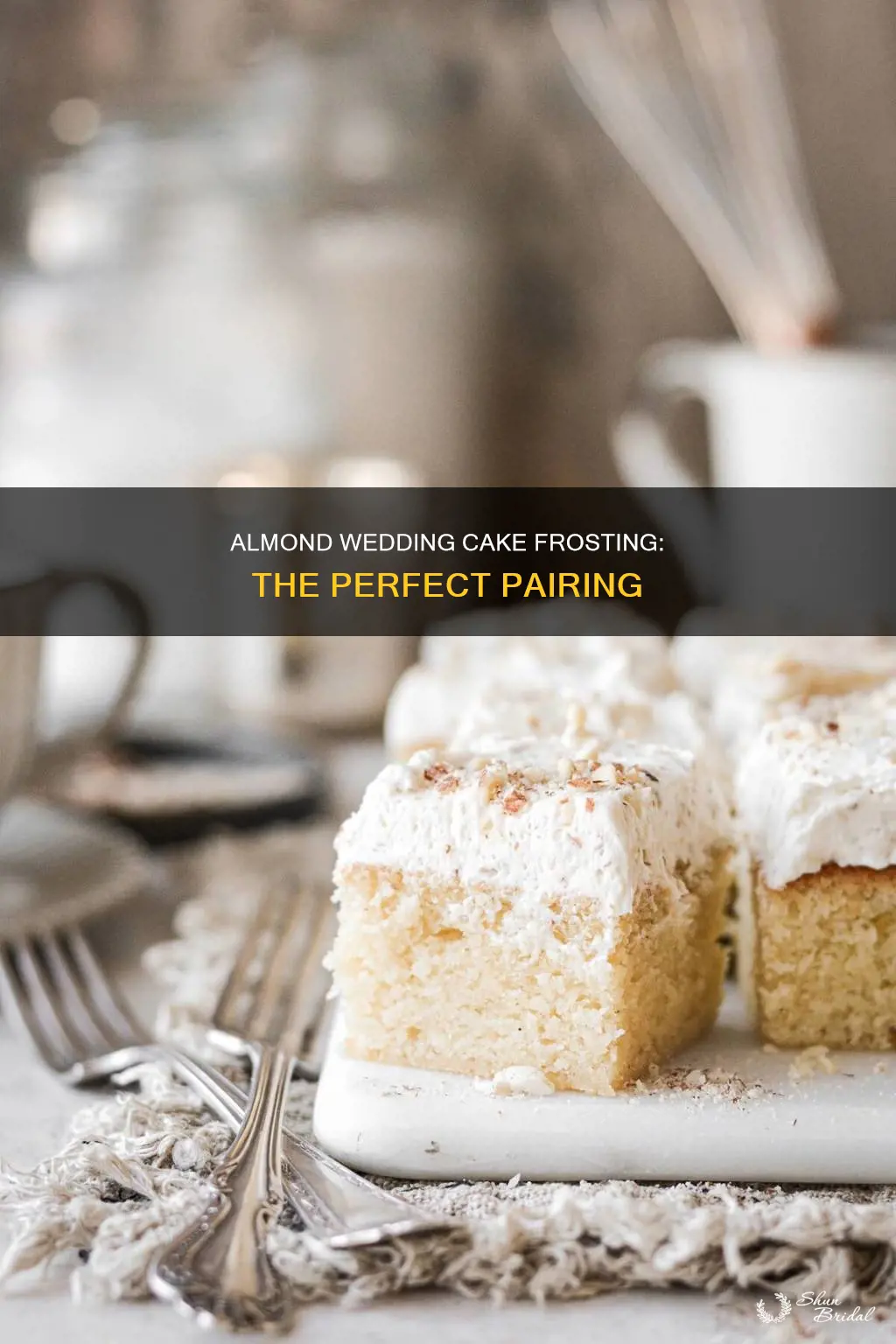 what frosting with almond wedding cake