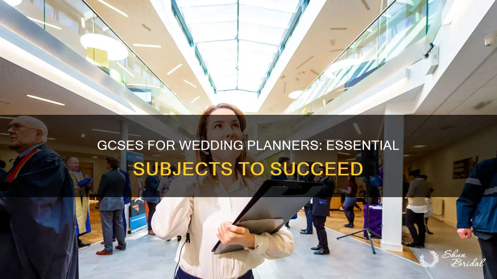 what gcse do you need to be a wedding planner
