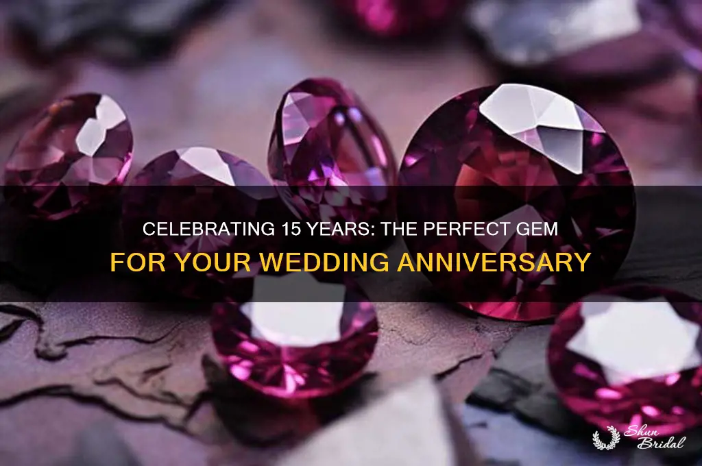 what gem is 15th wedding anniversary