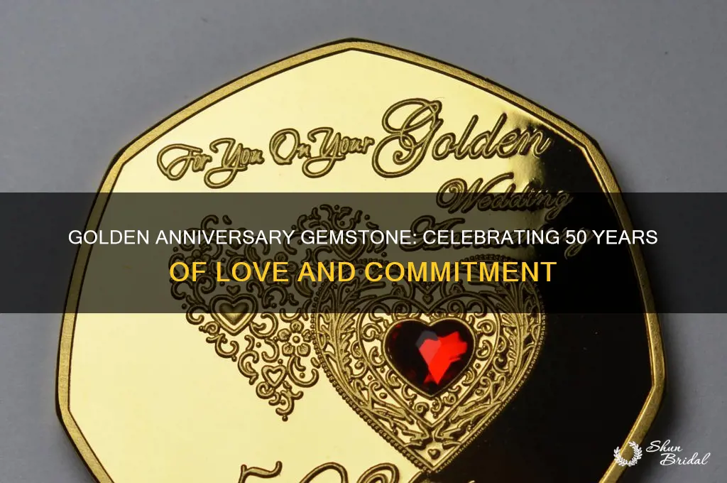 what gem is 50th wedding anniversary