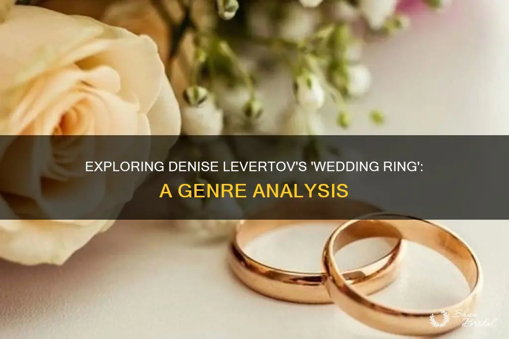what genre is wedding ring by denise levertov