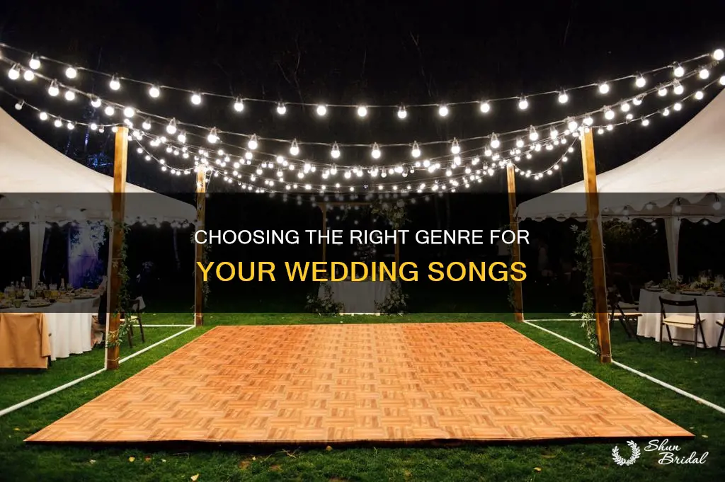 what genre of songs at wedding