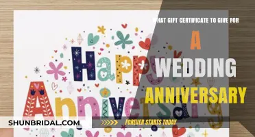 Perfect Wedding Anniversary Gift Certificates: Thoughtful Ideas for Lasting Memories
