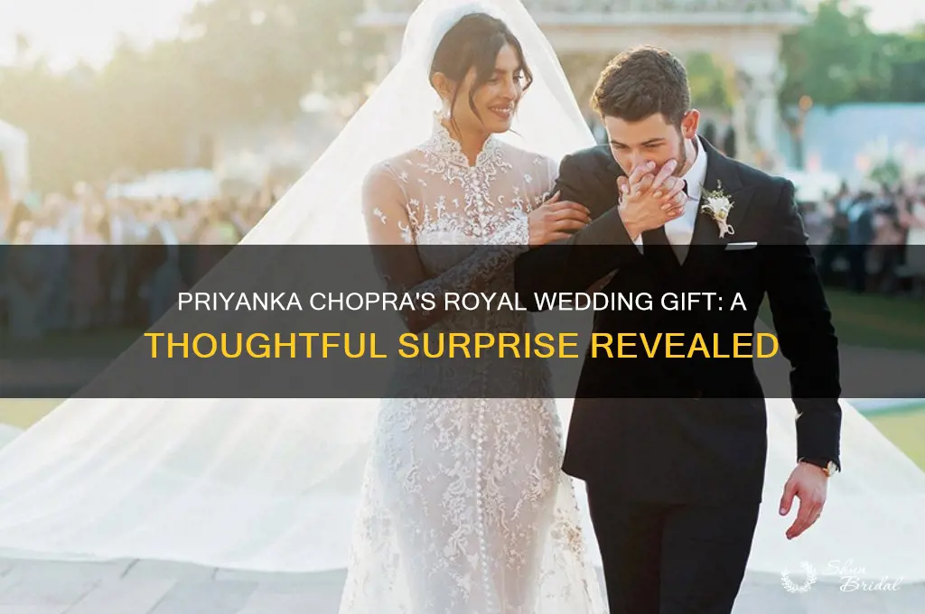 what gift did priyanka chopra give at royal wedding