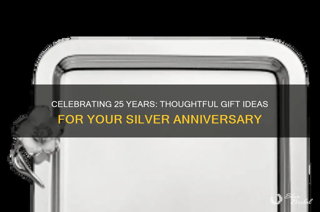 what gift for 25th wedding an niversary
