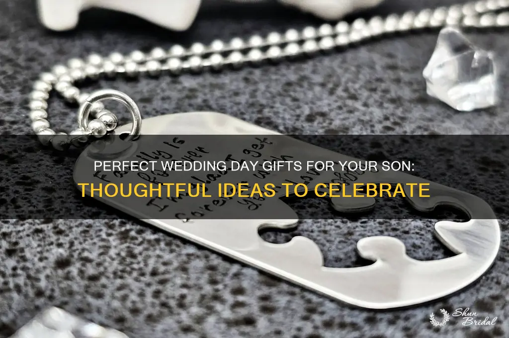 what gift for son on wedding day