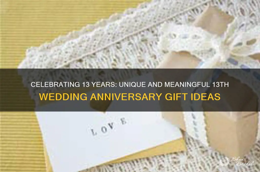 what gift is 13th wedding anniversary